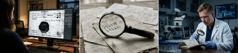 Экспертиза подлинности документов